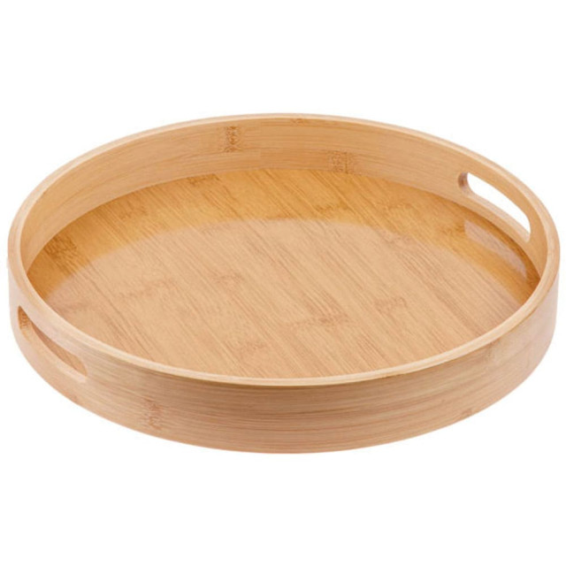 Поднос Perfecto Linea Bamboo 38-350000 бамбуковый круглый 35 см
