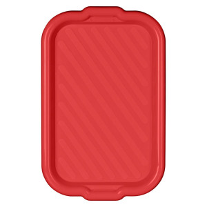 Поднос Homver Verona 2211093 прямоугольный 430*275*25 мм красный