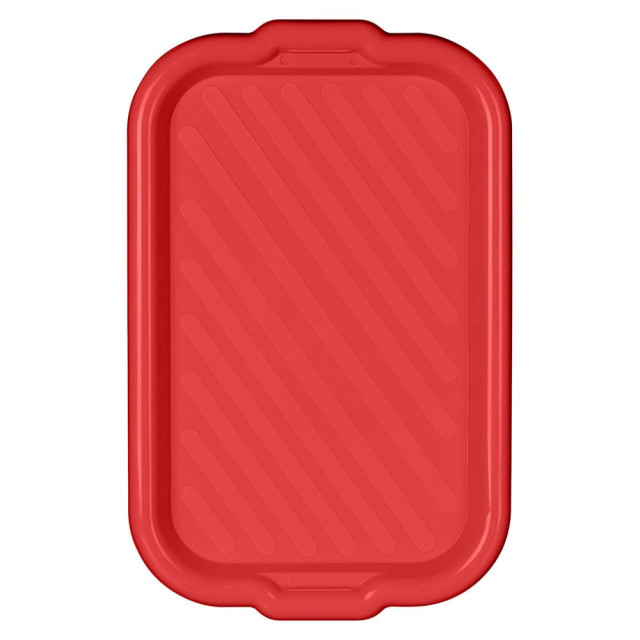 Поднос Homver Verona 2211093 прямоугольный 430*275*25 мм красный