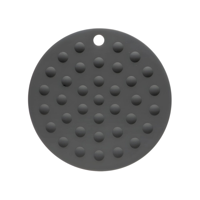 Коврик под горячее Perfecto Linea 23-006117 силиконовый круглый серый 17.5*0.2 см