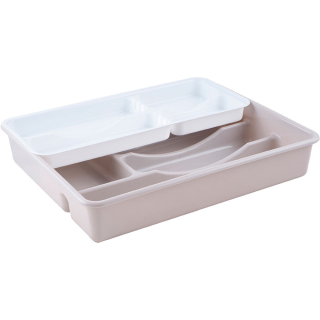 Лоток для столовых приборов Полимербыт 4328100 двойной