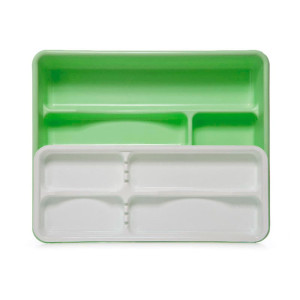 Лоток для столовых приборов Полимербыт 4328100 двойной