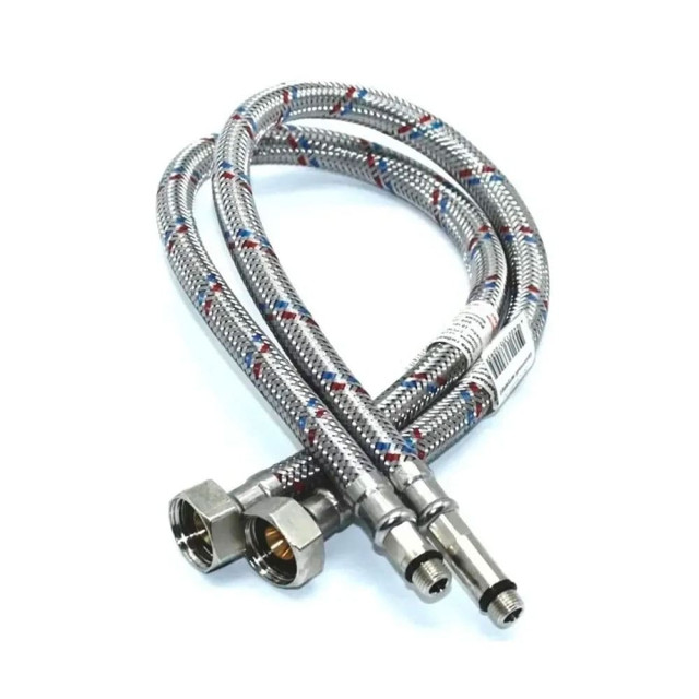 Подводка гибкая для смесителей Valfex нержавеющая сталь М10*18-1/2