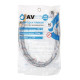 Подводка гибкая AV Engineering AVE21760 SUS иголка М10 - гайка 1/2