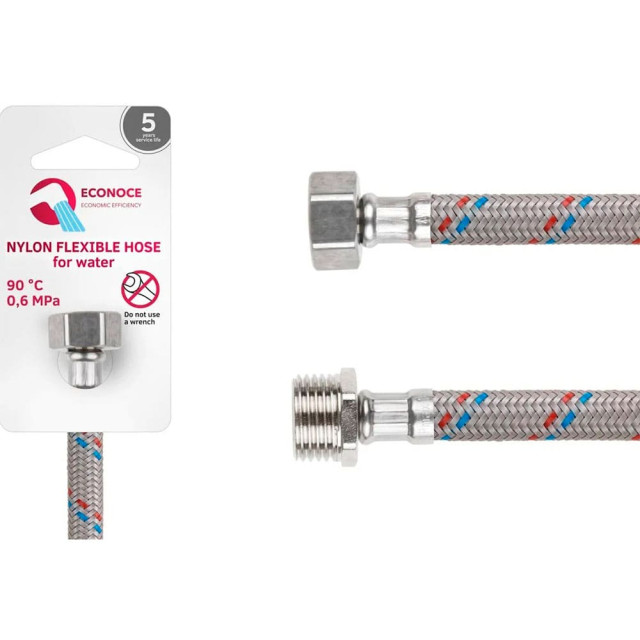Подводка гибкая Econoce EC035040 Nylon гайка 1/2