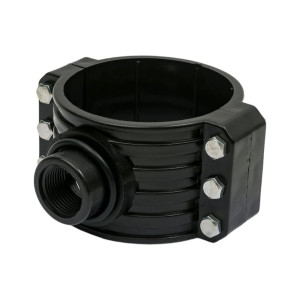 Хомут-врезка AV Engineering AVE159033 ПЭ внутренняя резьба 110*1