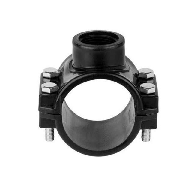 Хомут-врезка AV Engineering AVE1006301 ПЭ внутренняя резьба 63*1