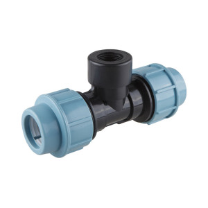 Тройник AV Engineering AVE1082534 ПЭ внутренняя резьба 25*3/4