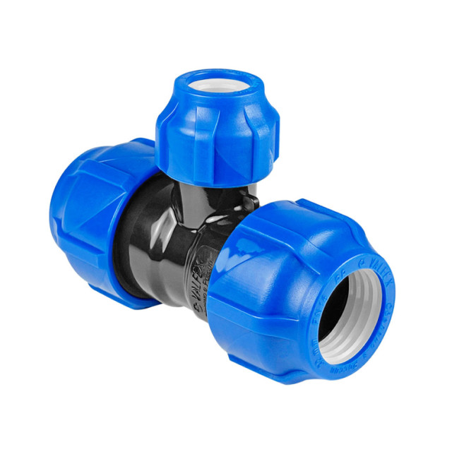 Тройник Valfex 1210012322532 ПНД компрессионный переходной 32*25*32