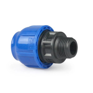 Ниппель РосТурПласт 11495 ПЭ наружная резьба 20*1/2