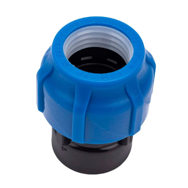 Муфта Valfex 121001232100 ПНД компрессионная соединительная внутренняя резьба 32*1