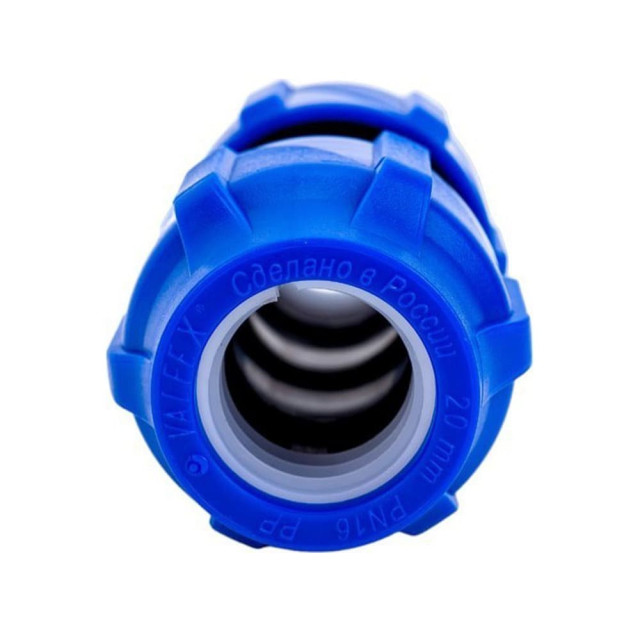 Муфта Valfex 121001121020 ПНД компрессионная соединительная 20