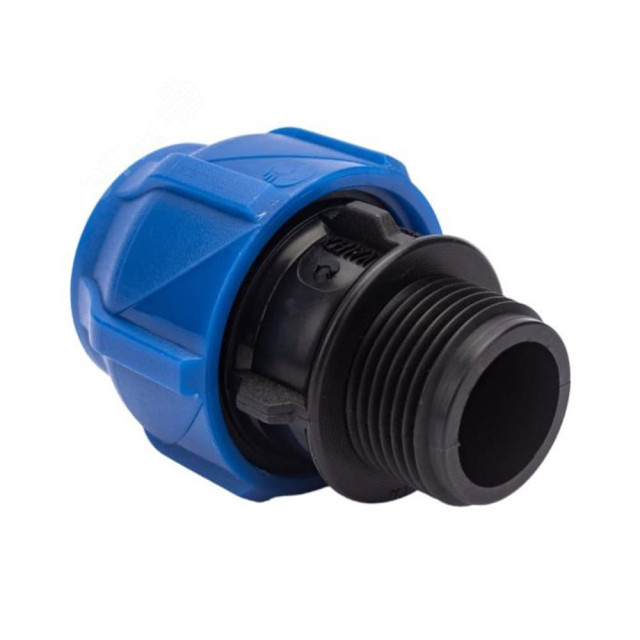 Муфта Valfex 121001122120 ПНД компрессионная соединительная наружная резьба 20*3/4