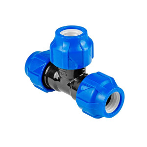 Тройник Valfex 1210012202020 ПНД компрессионный 20*20*20