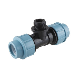 Тройник AV Engineering AVE1092512 ПЭ наружная резьба 25*1/2