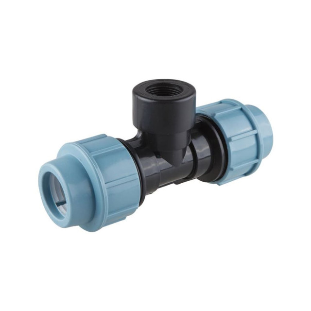 Тройник AV Engineering AVE1083234 ПЭ внутренняя резьба 32*3/4