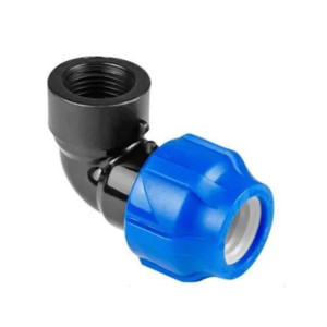 Отвод Valfex 1210012340112 ПНД компрессионный внутренняя резьба 40*1 1/2