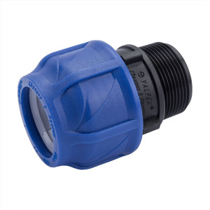 Муфта Valfex 121001140112 ПНД компресионная соединительная наружная резьба 40*1 1/2