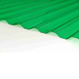 Поликарбонат профилированный монолитный Сэлмакс Greca 0.8*1050*2000 мм зеленый