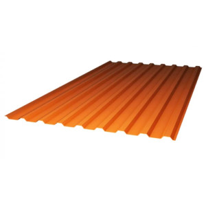 Поликарбонат профилированный монолитный Сэлмакс МП-20 0.8*1150*2000 мм бронза