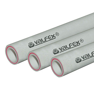 Труба Valfex 00027275 армированная стекловолокном SDR 7.4 PN20 50*6.9 мм серая