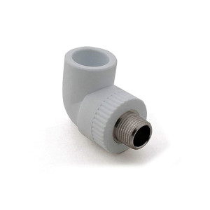 Колено РосТурПласт 11053 ПП комбинированное наружная резьба 32*1
