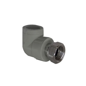Колено РосТурПласт 15832 ПП с накидной гайкой 25*1