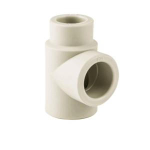 Тройник РосТурПласт 11012 ПП редукционный 32*32*25 мм PN 25 серый