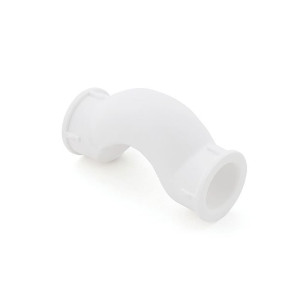 Обвод РосТурПласт 10715 ПП с муфтой короткий 25 белый