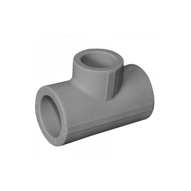 Тройник редукционный Valfex 10202520Г ПП 20*25*20 мм серый
