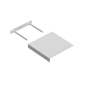 Полка Domax FS 24/24 BI 65050 со скрытым креплением 235*235 мм белая