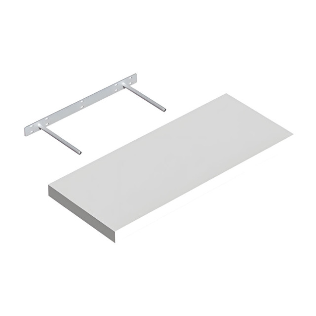 Полка Domax FS 60/24 BI 65080 со скрытым креплением 595*235 мм белая