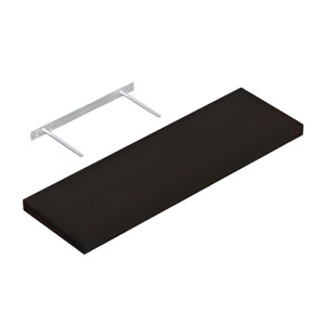 Полка Domax FS 80/24 С 65122 со скрытым креплением 795*235 мм черная