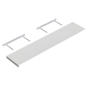 Полка Domax FS 118/24 BI 65140 со скрытым креплением 1180*235 мм белая