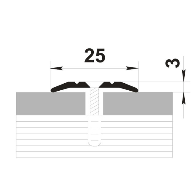 Порог Best Profile А1 135 дуб лионский 25 мм 1.8 м