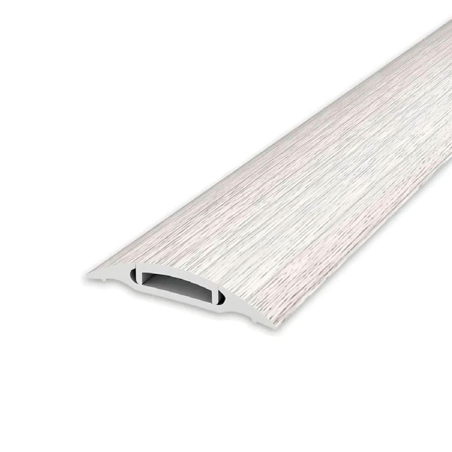 Порог Ideal 253 ясень серый с монтажным каналом 42 мм 0.9 м