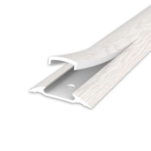 Порог Ideal 230 дуб айсберг с монтажным каналом 42 мм 1.6 м