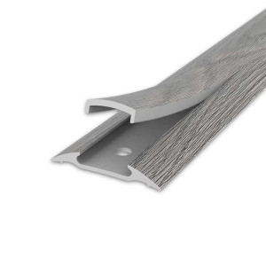 Порог Ideal 210 дуб пепельный с монтажным каналом 36 мм 1.6 м