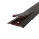 Порог Ideal 302 венге черный с монтажным каналом 42 мм 0.9 м