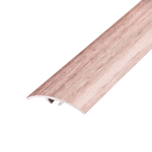 Порог Русский профиль 40 мм орех светлый разноуровневый с дюбелем 0.9 м