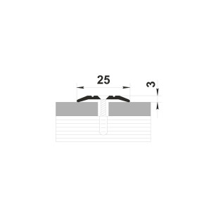 Порог Sanrelia А1 174 береза 25 мм 0.9 м