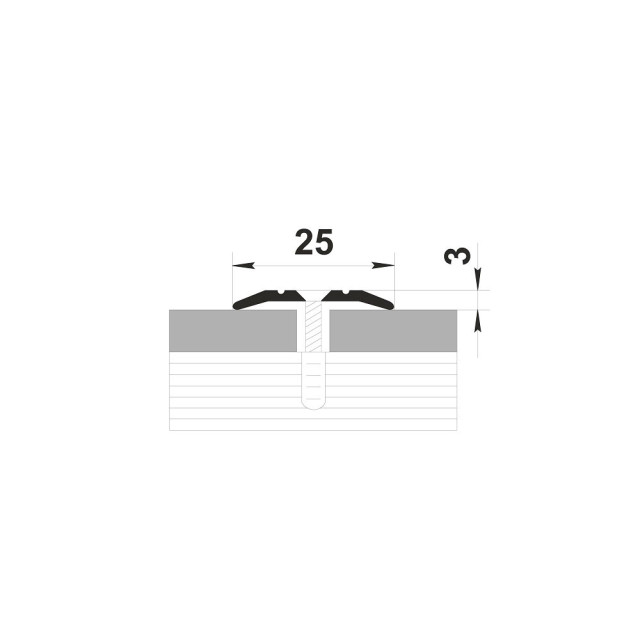 Порог Sanrelia А1 174 береза 25 мм 1.8 м