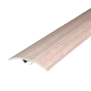 Порог Русский профиль сандал белый разноуровневый с дюбелем 40 мм 0.9 м