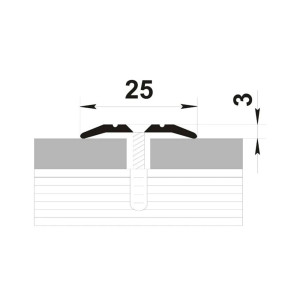 Порог Best Profile А1 051 ель сибирская 25 мм 1.8 м