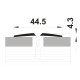 Порог Best Profile А45 золото 44.5 мм 0.9 м анодированный
