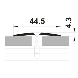 Порог Best Profile А45 бронза 44.5 мм 0.9 м анодированный