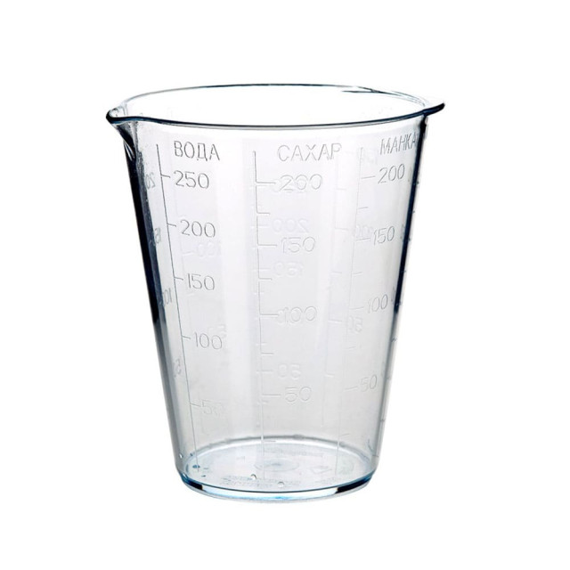 Стакан мерный Berossi ИК 10100000 прозрачный 0.25 л