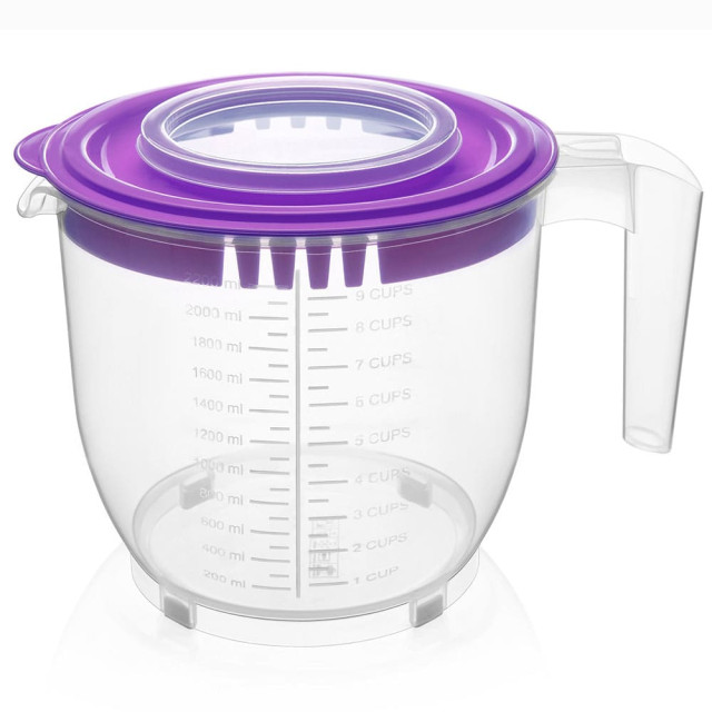 Емкость для миксера/блендера Elfplast 459 прозрачный/фиолетовый 2.2 л