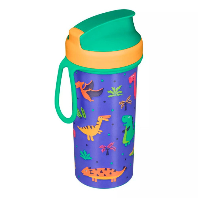 Набор посуды Пластишка Динозавры детский пластмассовый детский зеленый 2 предмета