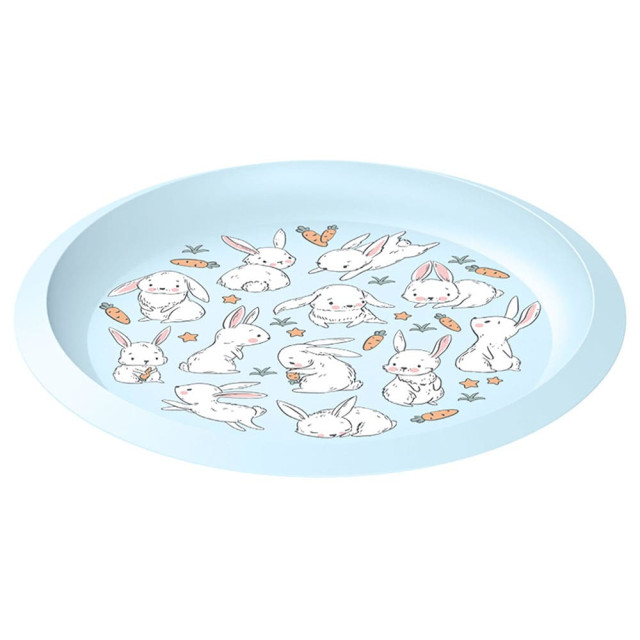 Набор посуды для детей IdiLand 2211520 голубой 3 предмета